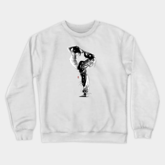 Yoga Dance Pose Crewneck Sweatshirt by ILYOart